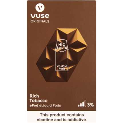 Vuse Rich Tobacco 3% E-Liquid Pods