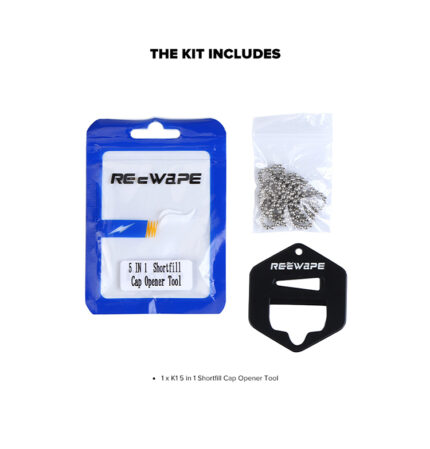 Reevape 5 in 1 Shortfill Cap Opener Tool