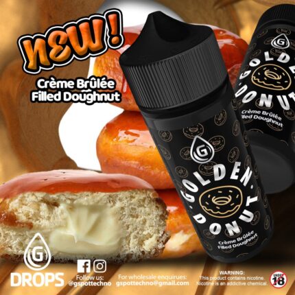 Drops Golden Doughnut Crème Brûlée 2mg 120ml