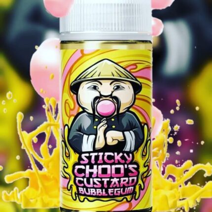 The Electric Circus Sticky Choo’s Custard Bubblegum 5mg 100ml