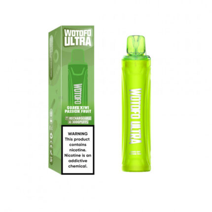 Wotofo Ultra Guava Kiwi Passionfruit 20MG 3000 Puff (Rechargeable)
