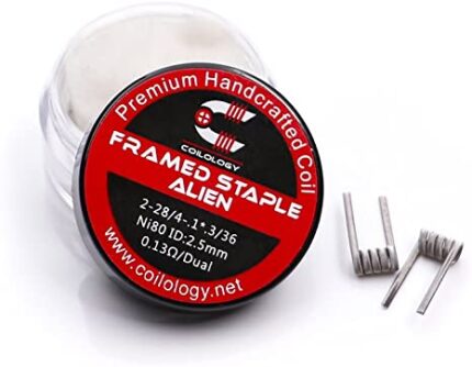 Coilology Framed Staple Alien 0.13 ohm/Dual Premium Handcrafted Coils