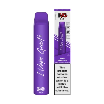 IVG Aloe Grape Ice 20MG 800 Puff