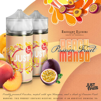 Just Fruit Peach + Mango + Passionfruit 3mg 100ml