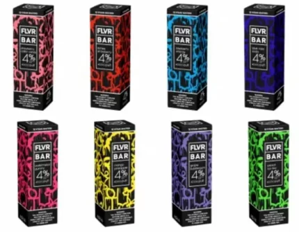 FLVR BAR Blueberry Energy 4% 4000 Puffs (Rechargeable)