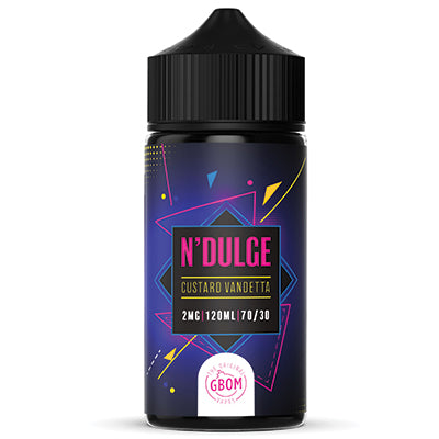 CUSTARD VANDETTA - N DULGE BY GBOM 120ML 5MG