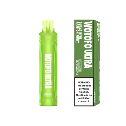 Wotofo Ultra Guava Kiwi Passionfruit 50MG 3000 Puff (Rechargeable)