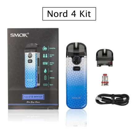 Smok Nord 4 Kit (Blue Grey Armour)