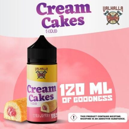 Valhalla Cream Cakes Strawberry 2mg 120ml