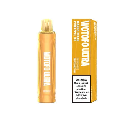 Wotofo Ultra Mango Peach Pineapple Ice 50MG 3000 Puff (Rechargeable)