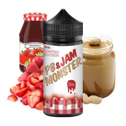Strawberry + Peanut Butter Jam Monster | 3mg 100ml