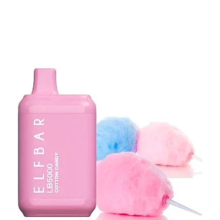 Elf Bar Cotton Candy 5% 5000 Puff (Rechargeable)