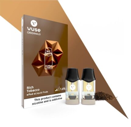 Vuse Rich Tobacco 1.6% E-Liquid Pods