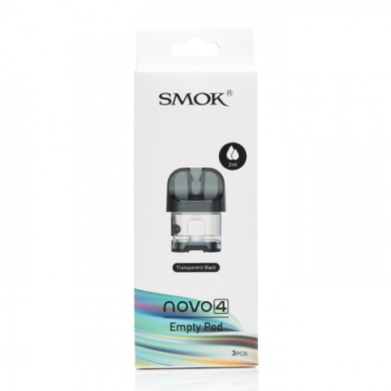 Smok Novo 4 Empty Pod (Transparent Black)