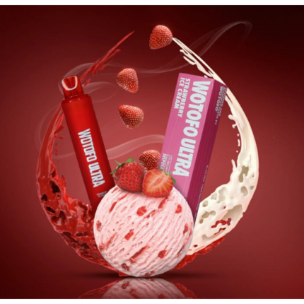 Wotofo Ultra Strawberry Banana Ice Cream 20MG 3000 Puff (Rechargeable)