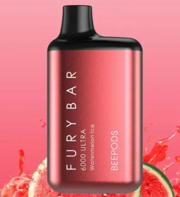 Beepods Fury Bar Watermelon Ice 5% 6000 Puff (Rechargeable)