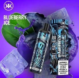 KK Energy - Blueberry Ice 5% 5000 Puff
