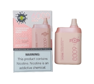 Pop Hits - Blackcurrent Strawberry Freeze - 6000 Puff (Charging Cable Include)