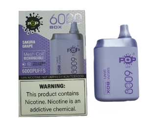 Pop Hits - Sakura Grape - 6000 Puff (Charging Cable Include)